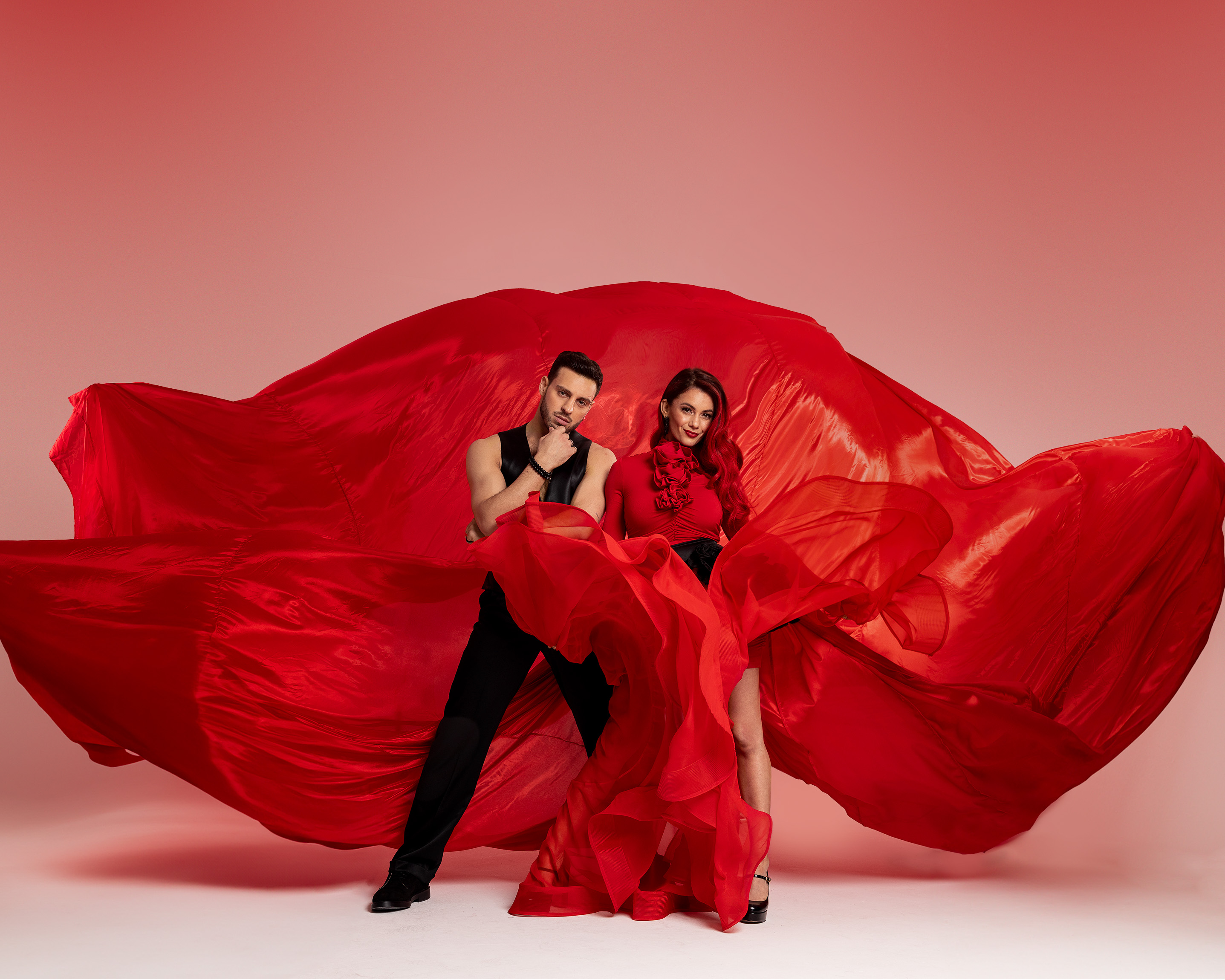 They're red-hot and ready: Strictly Come Dancing stars Dianne Buswell ...