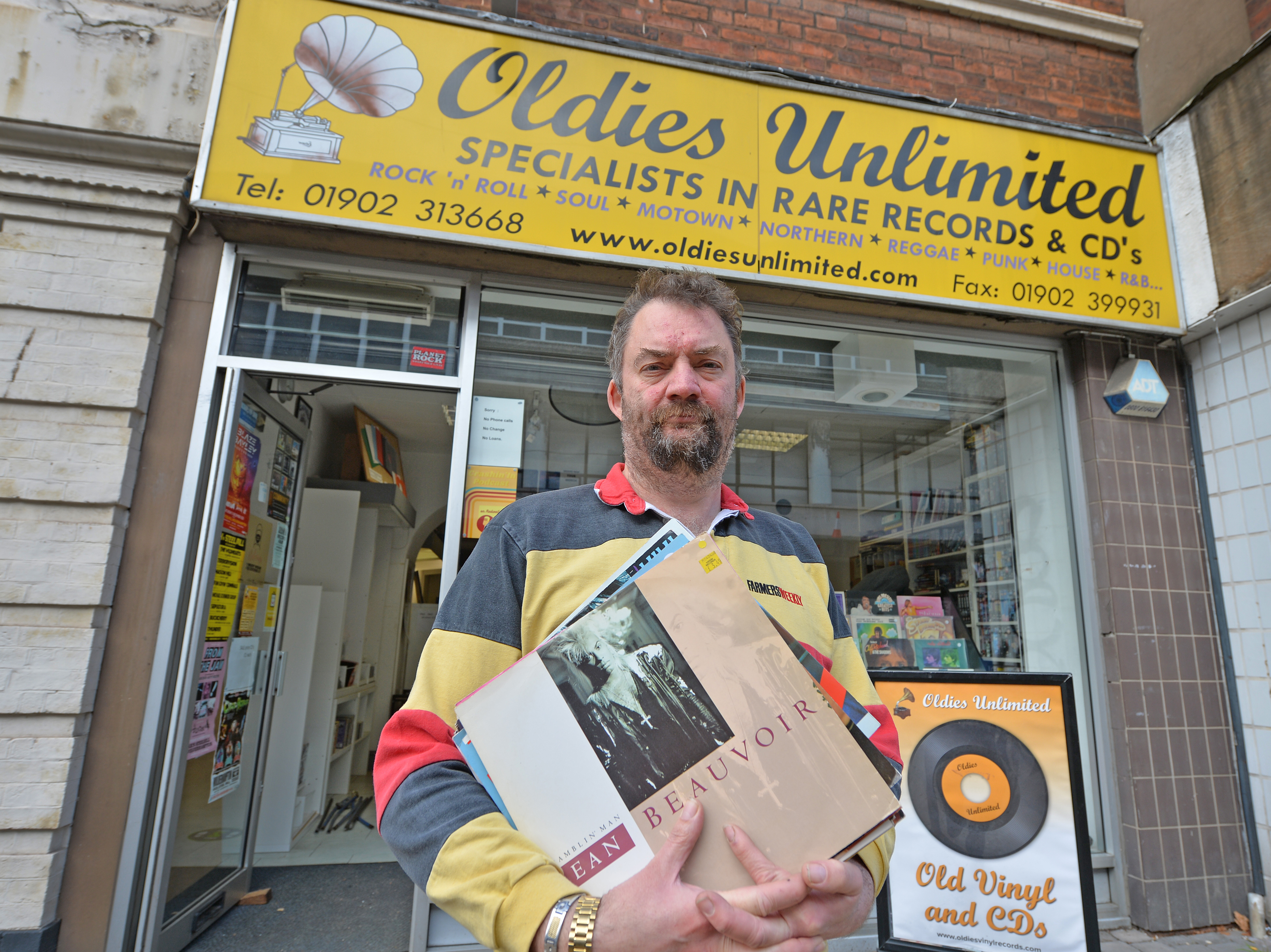 Oldies Unlimited shop in Darlington Street was just one of the Wolverhampton based stores to close