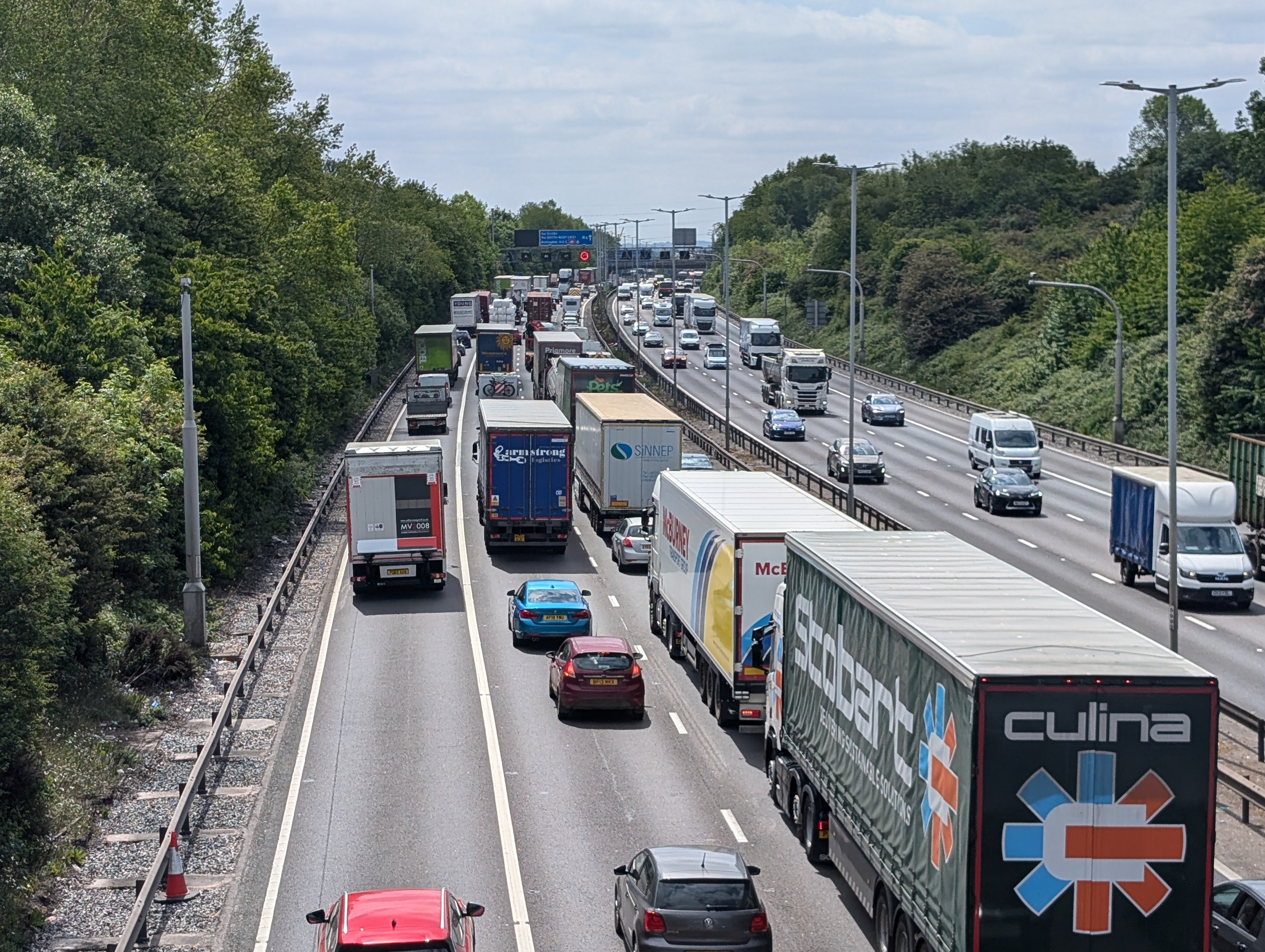 All lanes reopen on M6 following road traffic collision