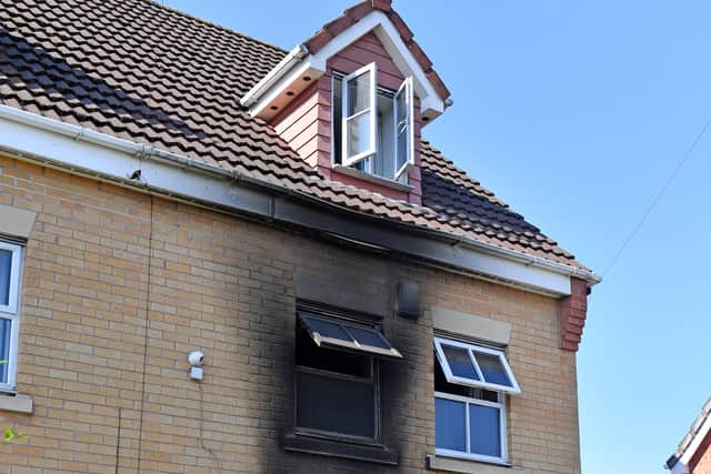 Another fire took place only a short walk away on the nearby Lunt Place, injuring four