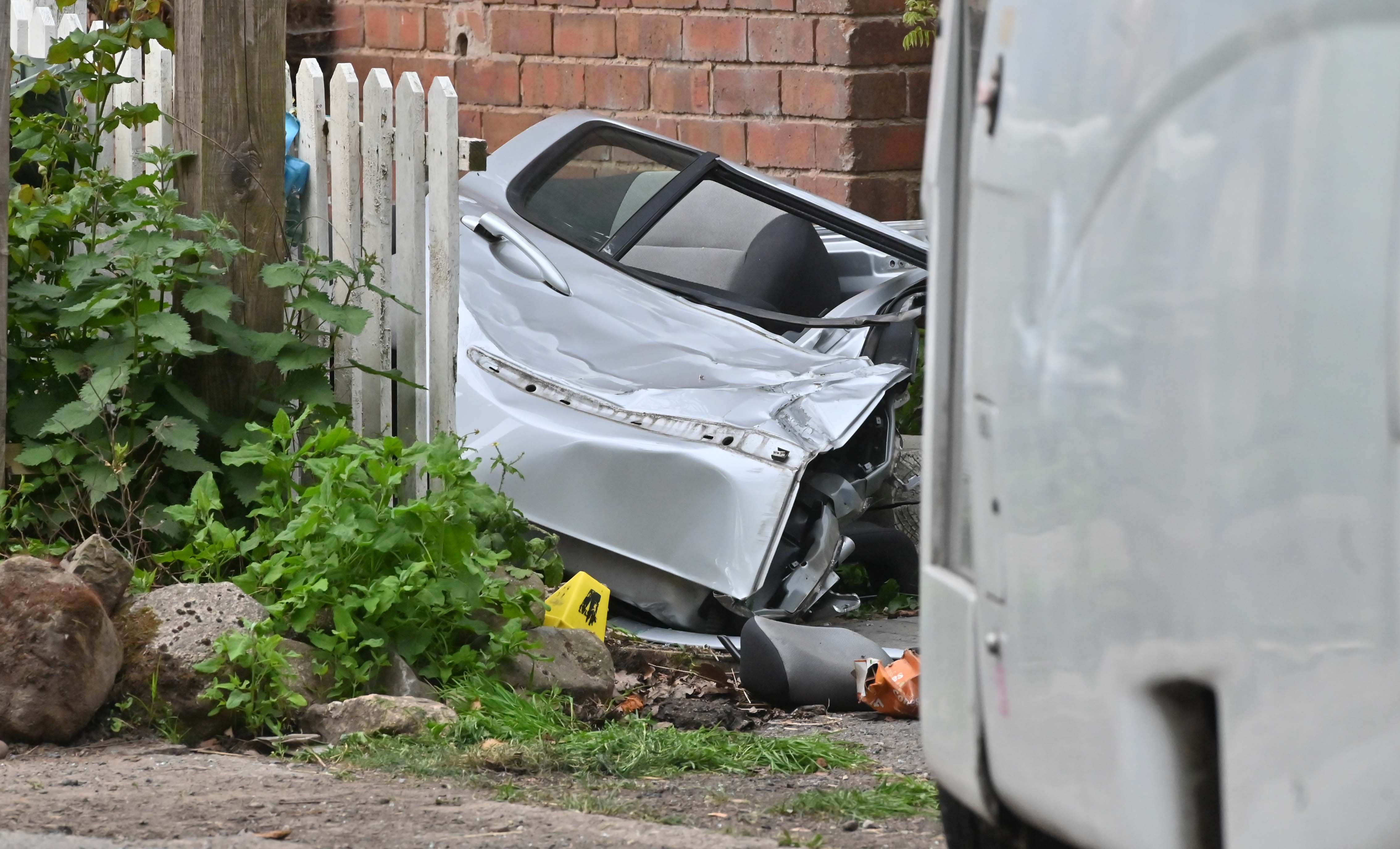 Five people taken to hospital after accident in Perton