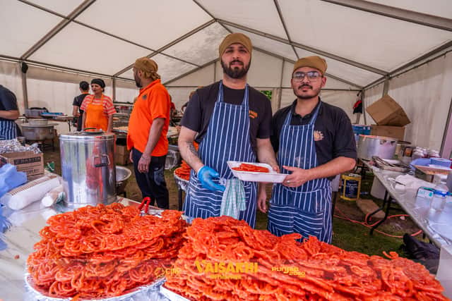 The Langar kitchen will provide free food throughout the day