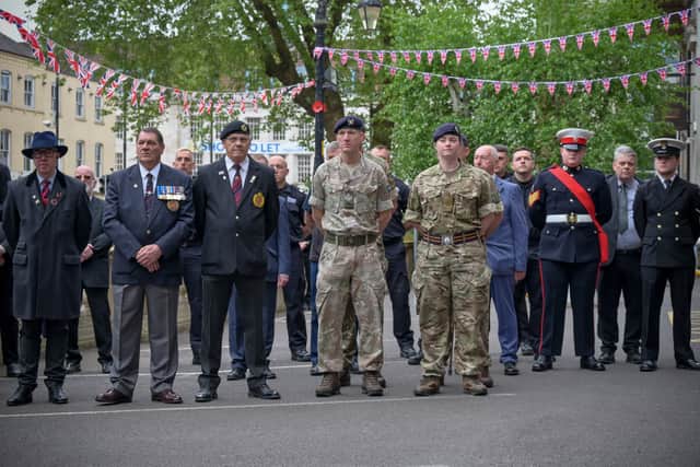 The event was attended by representatives from the British Armed Forces, the council and community groups around the area
