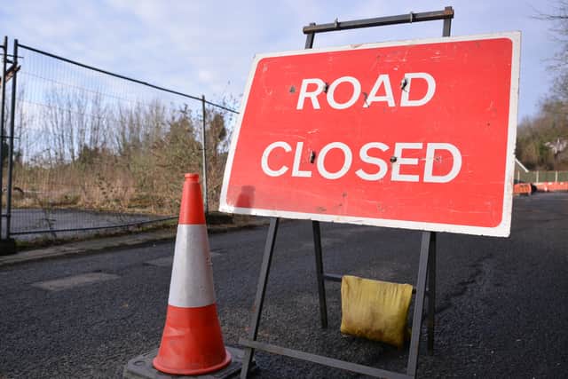 Rolling road closures are in place for the day