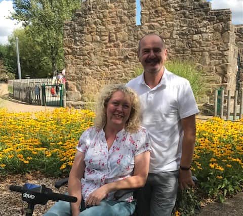 Ann thanks the Fund for their support since her diagnosis in 2007. Photo: Ann Hughes