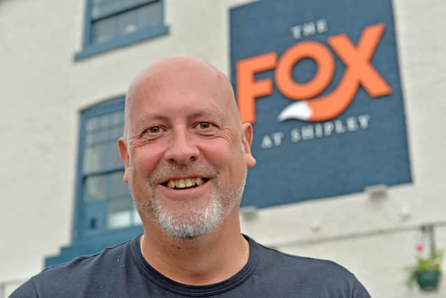 Neil Taylor said the good weather provided a real boost to business at the Fox at Shipley
