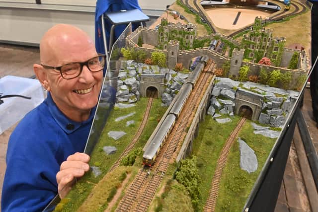 The model railway exhibition. Ian Redman from West Sussex.