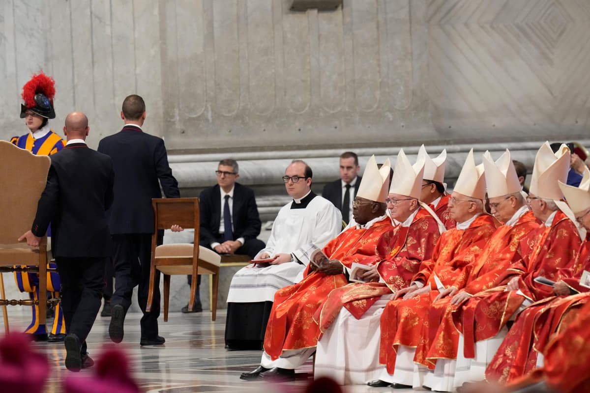 Scec Cardinal Conclave cardinals told choice for next pope is of ‘exceptional importance’