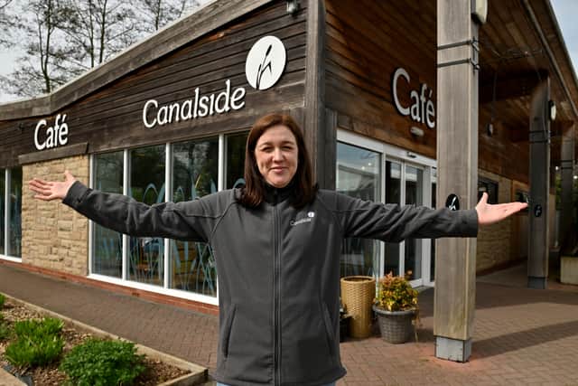 Anna Barton said Canalside Farm was also busier when the weather was nice