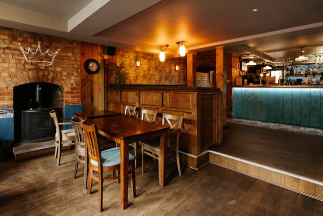 Inside the Crown Inn, Shifnal. Photo: Jamie Ricketts