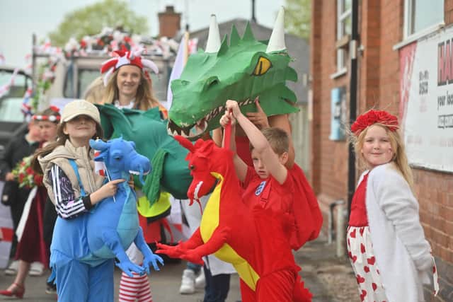 The dragon is a casual motif of Saint George