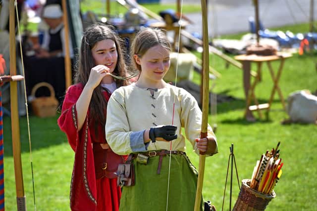 There was plenty of historical activity at Dudley Zoo and Castle's St George's Day weekend