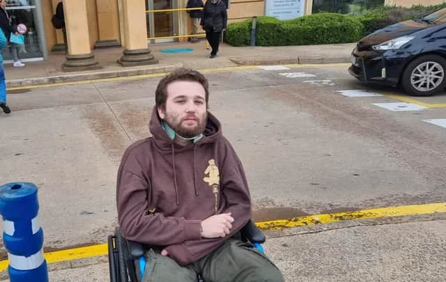 Connor Edwards who is trying to raise money for life saving surgery