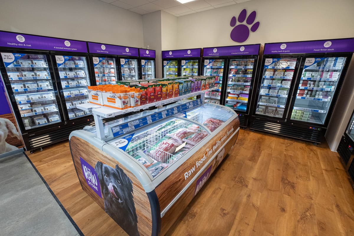 Range In Store Jollyes removes small animals from stores to make way for expanded raw ...