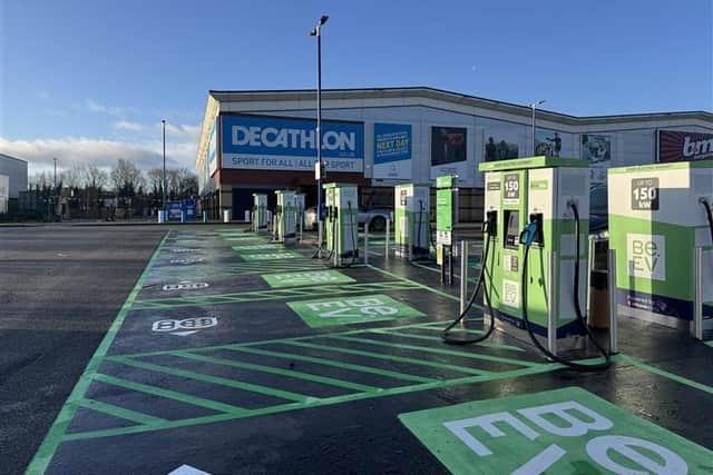 The charging hud, one of the largest of it's kind in the Black Country, was only in place for a few days before it was vandalised