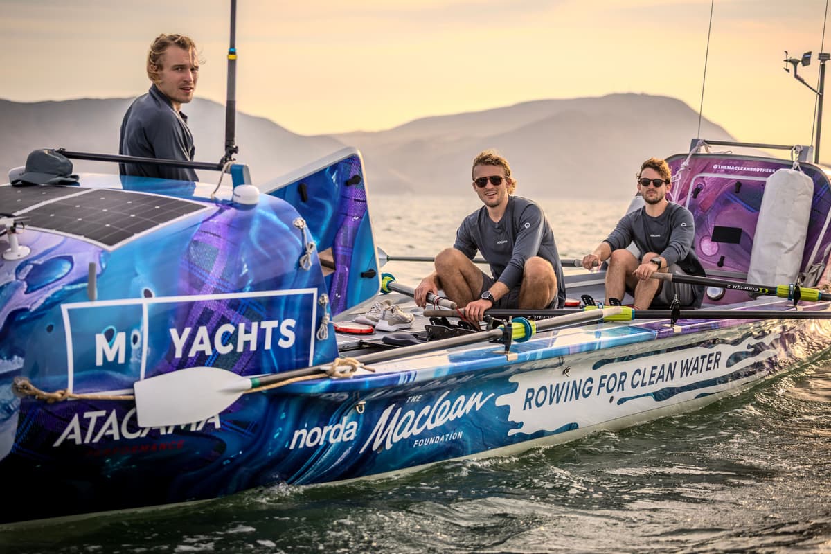Scott Rowe Rowing Three Scottish brothers poised to begin bid to break Pacific rowing record