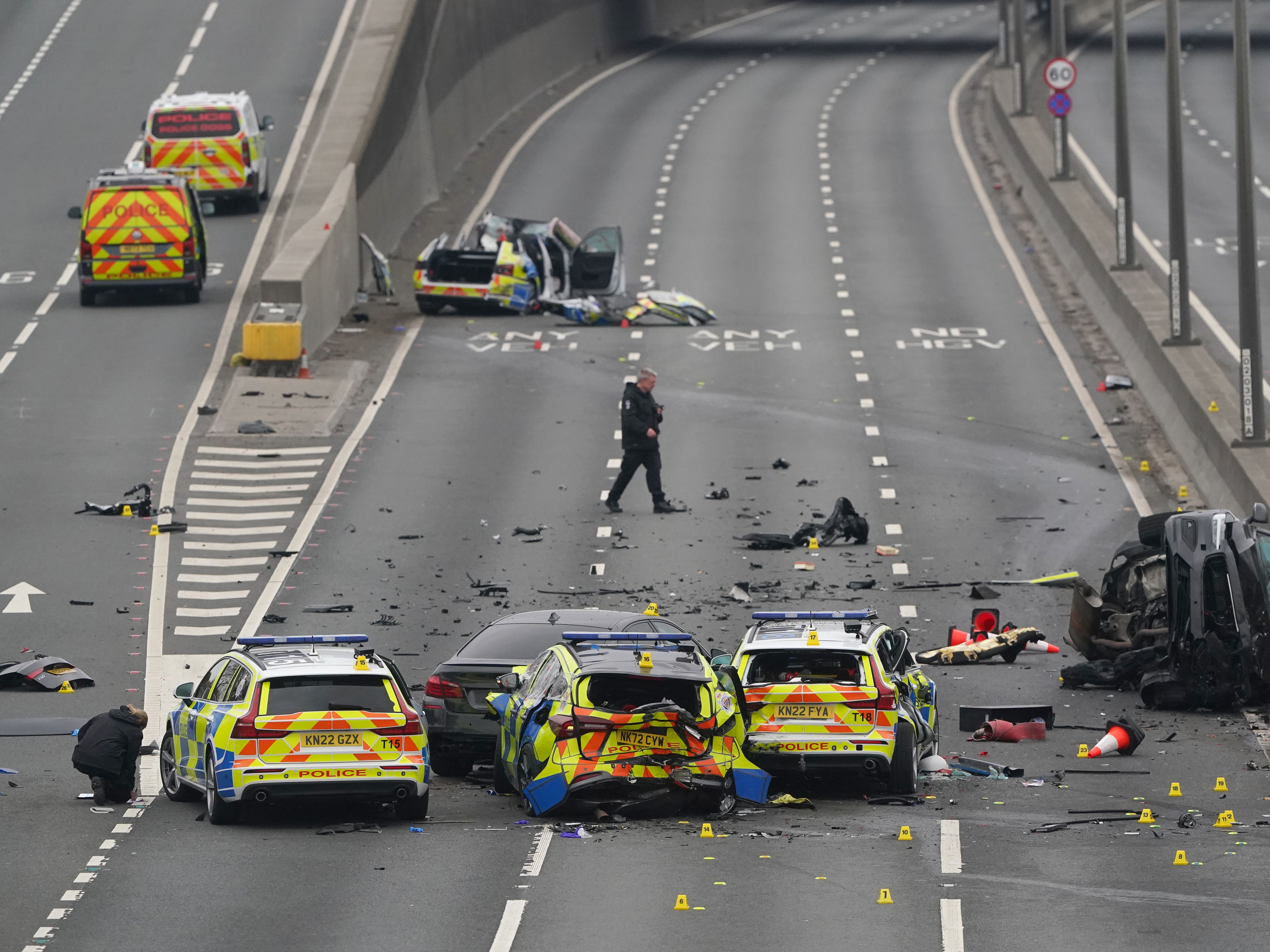 Man released on bail after major A1 crash which injured seven police ...