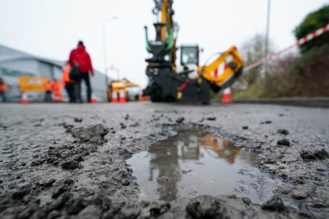 Labour has promised to ‘fix an additional one million potholes across England in each year of the next parliament’ 