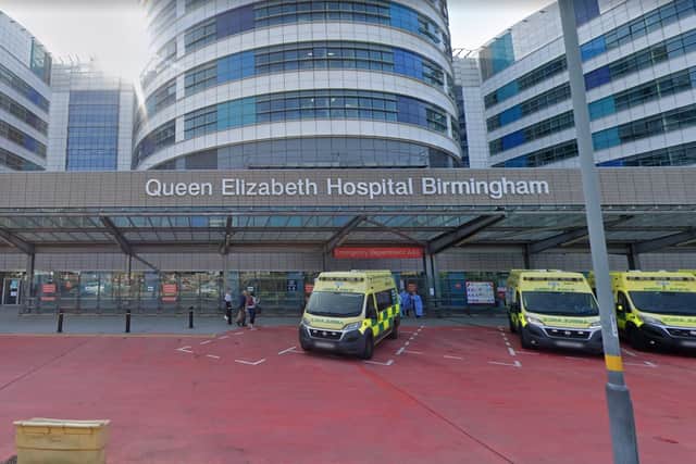 Google Street View image of Queen Elizabeth Hospital Birmingham. Permission to use for all LDRS partners. Credit: Google.