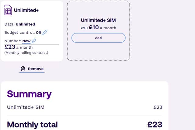 This is already a big saving, and the extra sim deal is tempting too