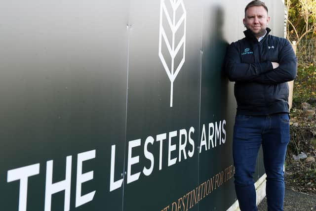 Billy Hutchinson, owners of the Lesters Arms in Brewood
