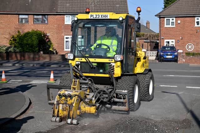 The £150,000 Multihog has many potential uses, including road planning, hedgecutting and gritting