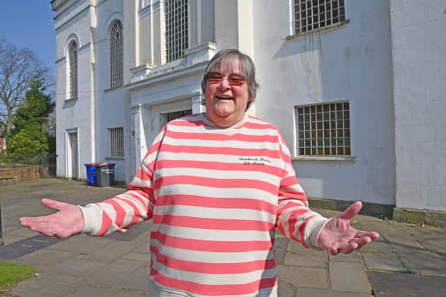 Jane Dooley, church warden of St Leonard's. 