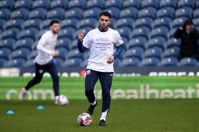 Tammer Bany has so far managed just once cameo for Albion - but managed an assist against Oxford. (Photo by Adam Fradgley/West Bromwich Albion FC via Getty Images)