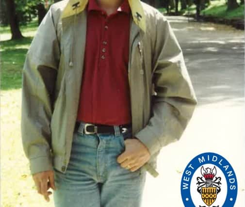 Stephen Cole who has been missing from his Walsall home since 1996