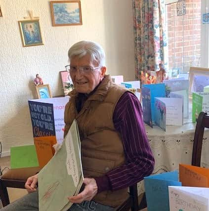 Bernhard Mills who turned 102 at the weekend