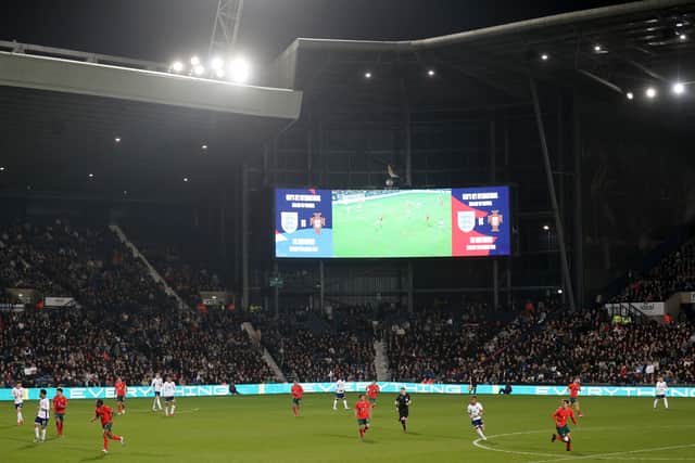 Action from The Hawthorns as England under 21s took on Portugal (Photo by Adam Fradgley/West Bromwich Albion FC via Getty Images)