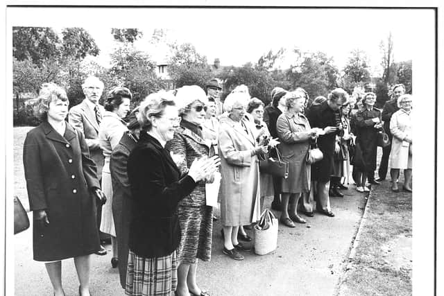 Young Women’s Christian Association event in 1978, a tree planting of some sort
