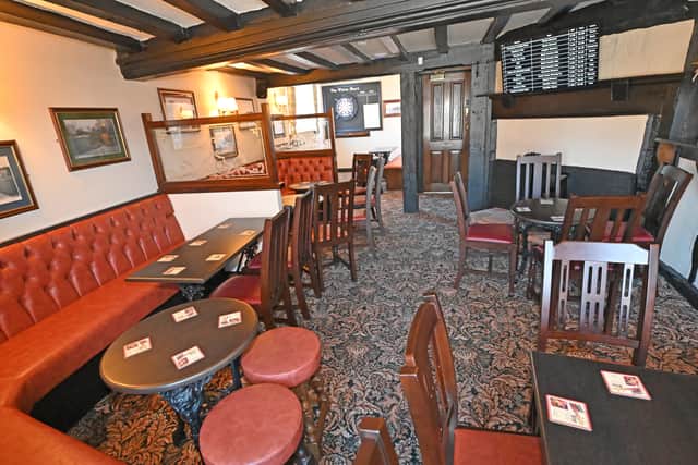There are plenty of nooks and crannies throughout the pub