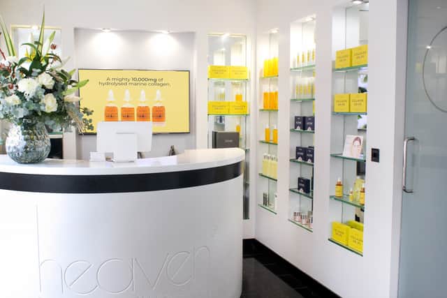 Inside Heaven Skincare. Photo: Heaven Skincare