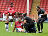 Walsall striker Josh Gordon missed four months with a hamstring problem earlier in the campaign.