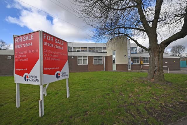 Walsall's landmark former ambulance station has been put up for sale by health chiefs.