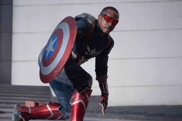 Captain America: Brave New World. Pictured: Anthony Mackie as Sam Wilson/Captain America