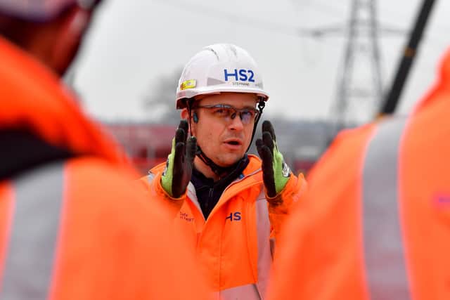 Developers say that when the work is finished, it will create a faster-than-ever-before route between London and the West Midlands