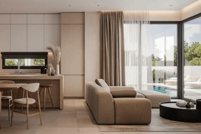 The villa is brand new, with some gorgeous period touches