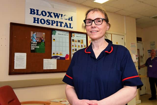 Ward manager Jackie Moylan pictured at Bloxwich Hospital.