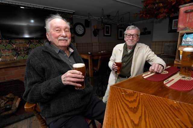 It's a pub which attracts locals who love a good pint