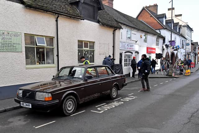 Filming for Channel 5's Murder Before Evensong starring former Harry Potter star Matthew Lewis takes place in Bridgnorth. Photo: Tim Thursfield