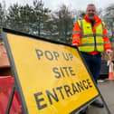 Cllr Damian Corfield was a big fan of pop-up tips but now they seem destined for the bin in budget cuts. Picture Dudley MBC handout free for LDRS use