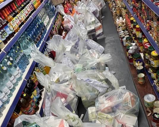 Police and trading standards officers swooped in on the shop on Monday