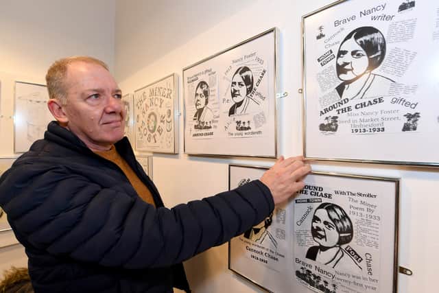 Pictured at the under threat Museum of Cannock Chase is Nancy's nephew Malcolm Foster.
