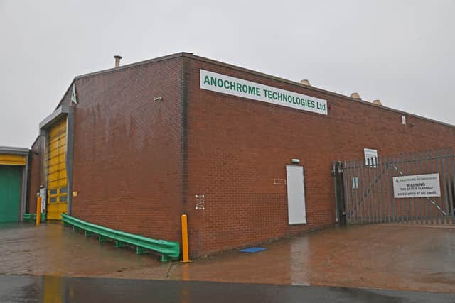 Anochrome Ltd has admitted responsibility for the spill