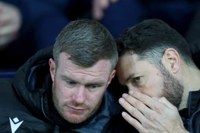 Chris Brunt and Damia Abella during West Brom's clash with Preston (Photo by Adam Fradgley/West Bromwich Albion FC via Getty Images)