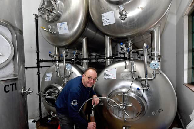 The brewery is a huge site on the edge of Cleobury Mortimer