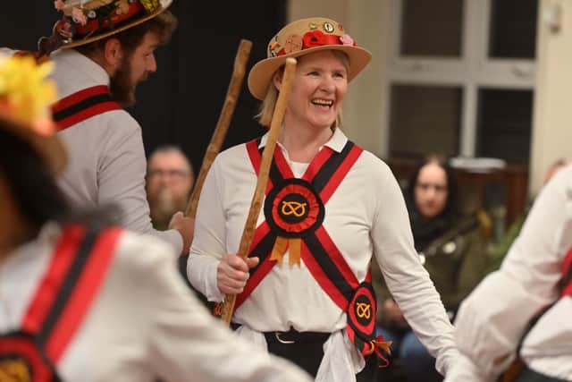 The Museum of Cannock Chase, where it was the Midwinter festival. Stafford Morris performed traditional dances.