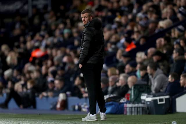 Chris Brunt on the touchline at The Hawthorns. (Photo by Adam Fradgley/West Bromwich Albion FC via Getty Images)